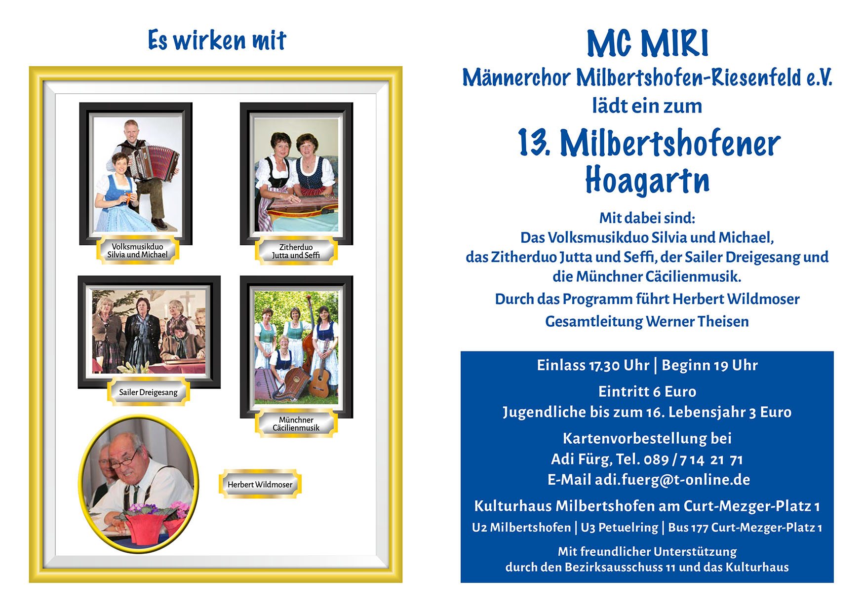 Handzettel 2 für Hoagartn