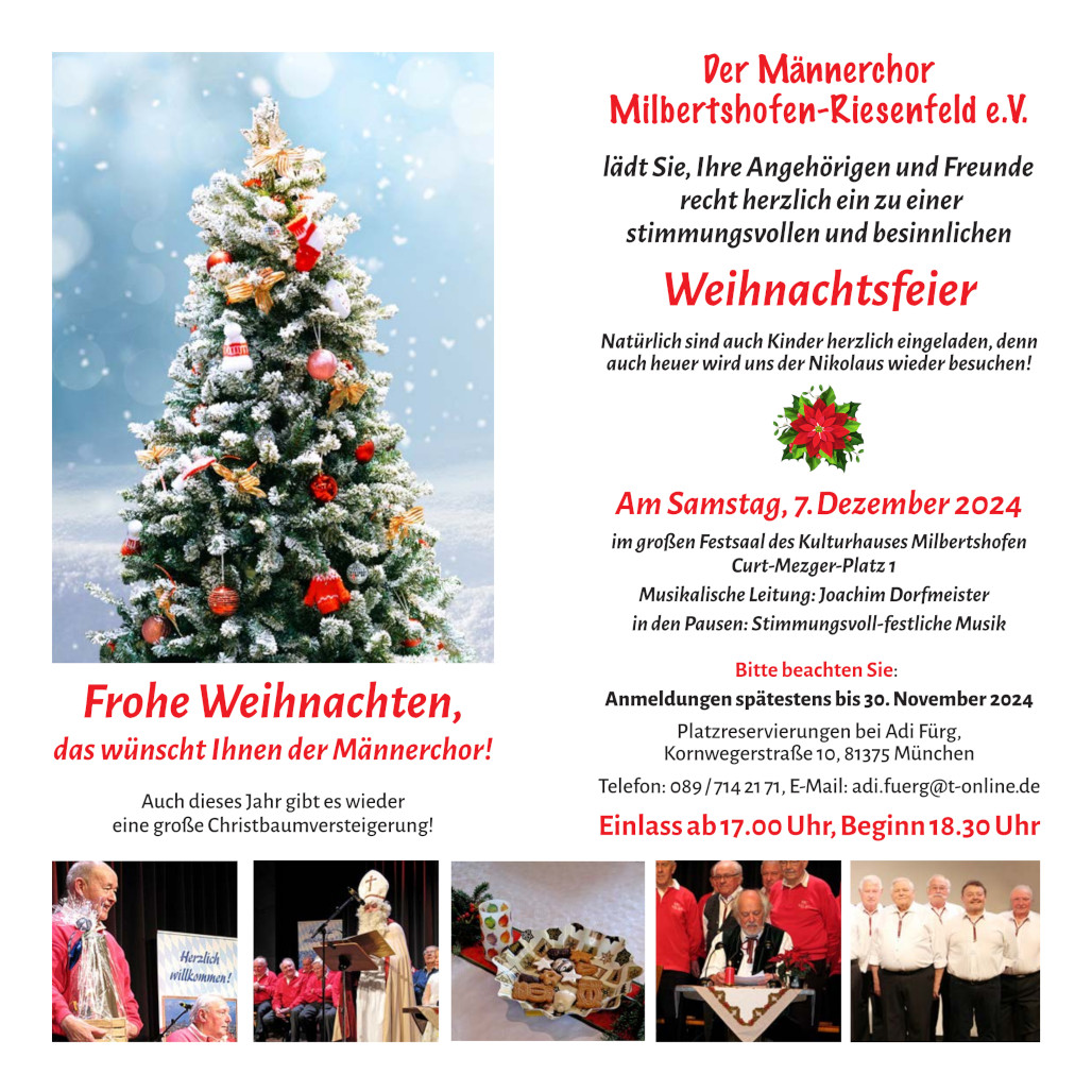 Flyer zur Weihnachtsfeier-2